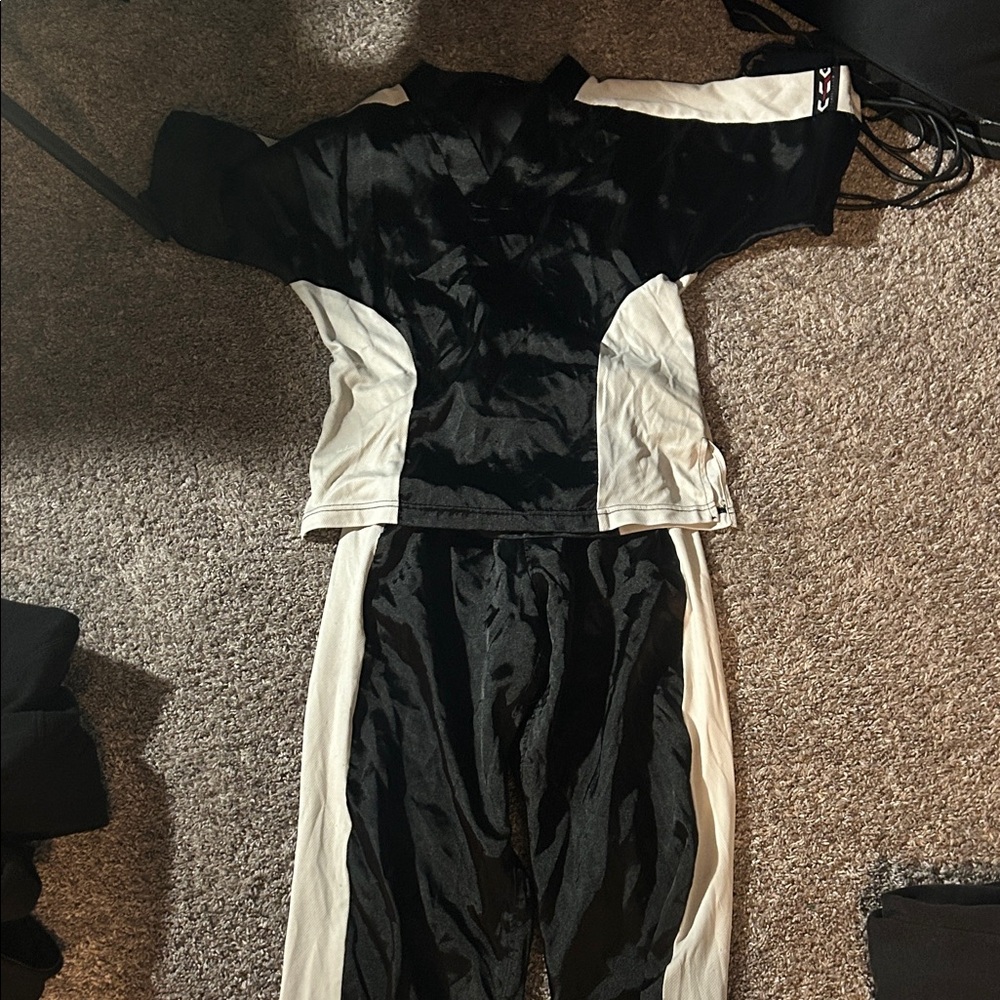 Kids Black and White Matching Set